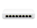 Ubiquiti UniFi Switch Lite USW-Lite-8-POE - Conmutador - Gestionado - 8 x 10/100/1000 (4 PoE+) - sobremesa, montaje en pared - PoE+ (52 W)