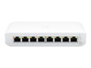 Ubiquiti UniFi Switch Lite USW-Lite-8-POE - Conmutador - Gestionado - 8 x 10/100/1000 (4 PoE+) - sobremesa, montaje en pared - PoE+ (52 W)