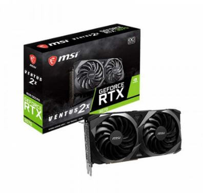 MSI RTX 3070 VENTUS 2X OC - Tarjeta gráfica - GF RTX 3070 - 8 GB GDDR6 - PCIe 4.0 - HDMI, 3 x DisplayPort