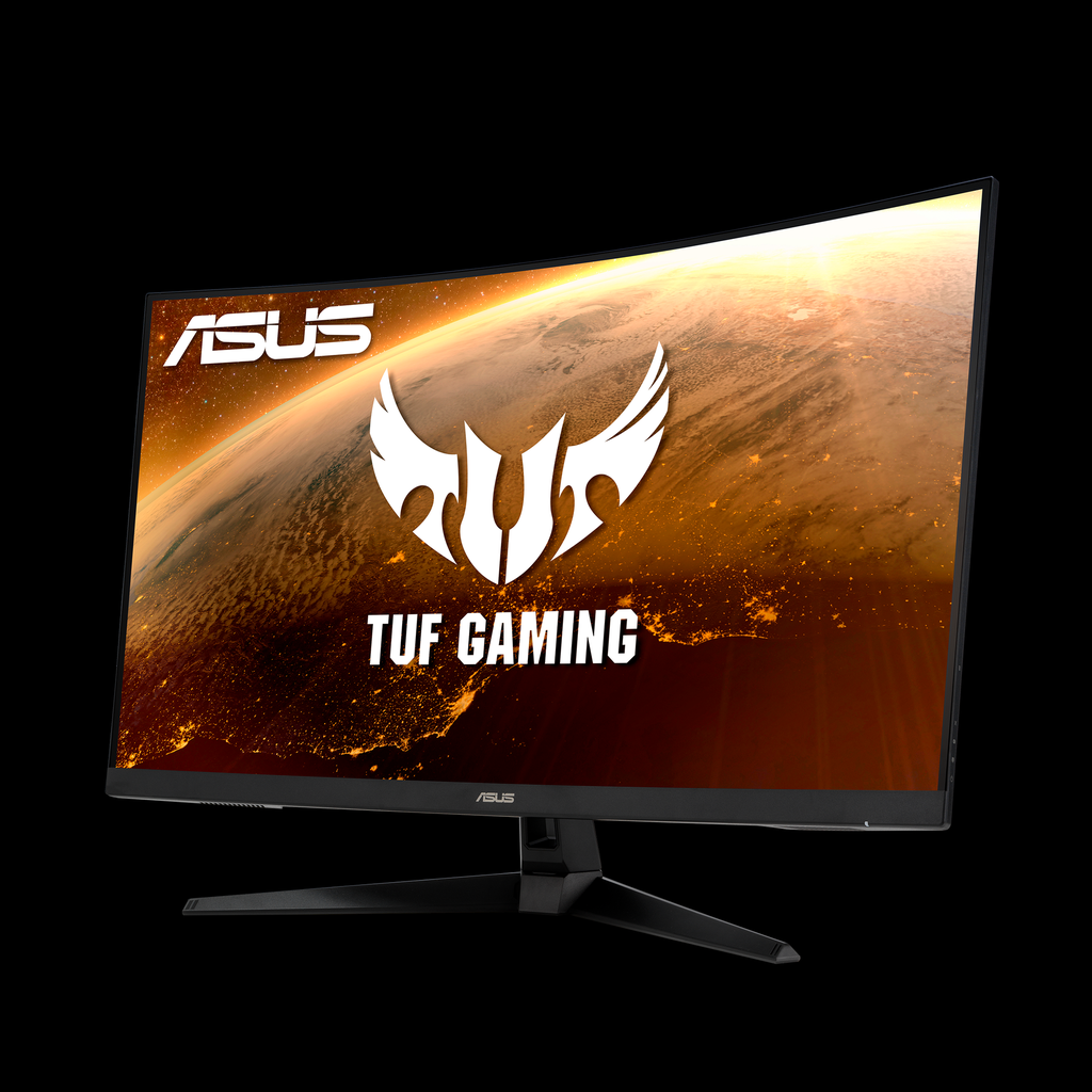 ASUS TUF Gaming VG32VQ1B - Monitor LED - curvado - 31.5" - 2560 x 1440 WQHD @ 165 Hz - VA - 250 cd/m² - 3000:1 - 1 ms - 2xHDMI, DisplayPort - altavoces