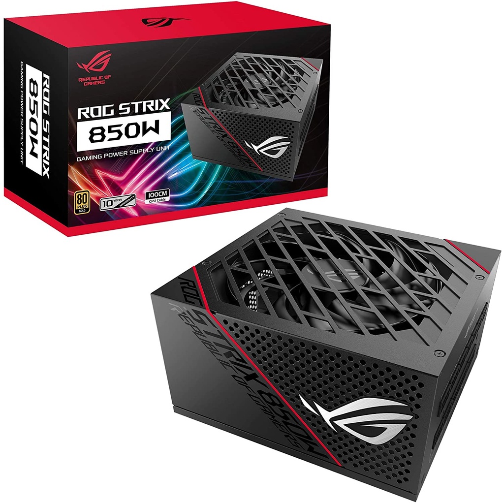 ASUS ROG-STRIX-850G - Fuente de alimentación (interna) - ATX12V - 80 PLUS Gold - CA 100-240 V - 850 vatios