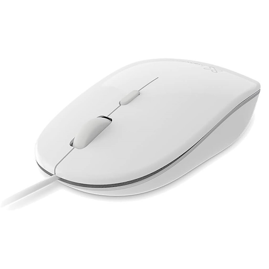 Klip Xtreme - Mouse - USB - Wired - Classic white - 4 buttons 1600dpi
