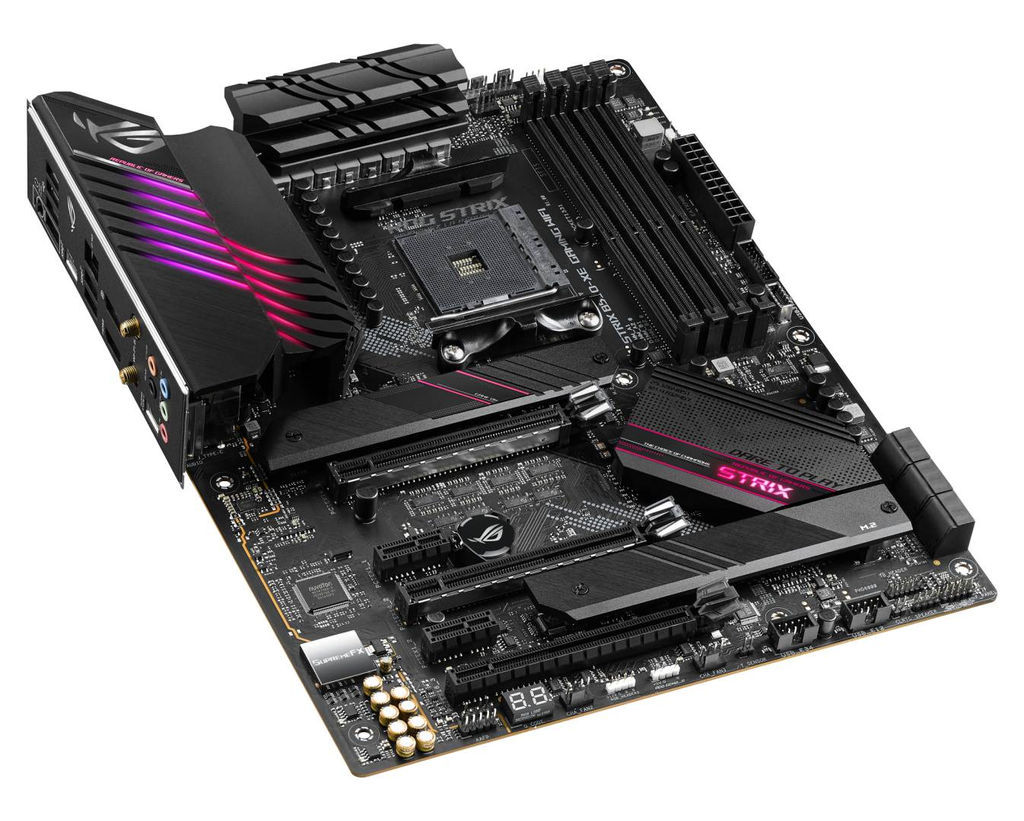 ASUS ROG STRIX B550-XE GAMING WIFI - Placa base - ATX - Socket AM4 - AMD B550 - USB-C, USB-C Gen2, USB 3.2 Gen 1, USB 3.2 Gen 2 - 2.5 Gigabit LAN, Wi-Fi, Bluetooth - Tarjeta gráfica (CPU necesaria) - HD Audio (8-canales)
