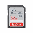 SanDisk Ultra - Tarjeta de memoria flash - 32 GB - UHS-I U1 / Class10 - SDHC UHS-I