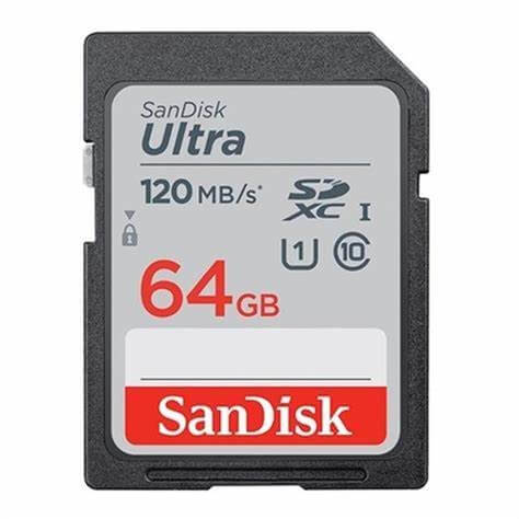 SanDisk Ultra - Tarjeta de memoria flash - 64 GB - UHS-I U1 / Class10 - SDXC UHS-I