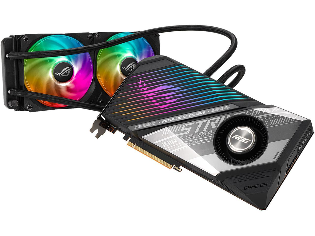 ASUS ROG-STRIX-LC-RX6900XT-O16G-GAMING - OC Edition - tarjeta gráfica - Radeon RX 6900 XT - 16 GB GDDR6 - PCIe 4.0 x16 - HDMI, 2 x DisplayPort, USB-C
