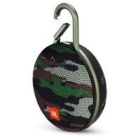 JBL Clip 3 - Altavoz - para uso portátil - inalámbrico - Bluetooth - 3.3 vatios - escuadrón