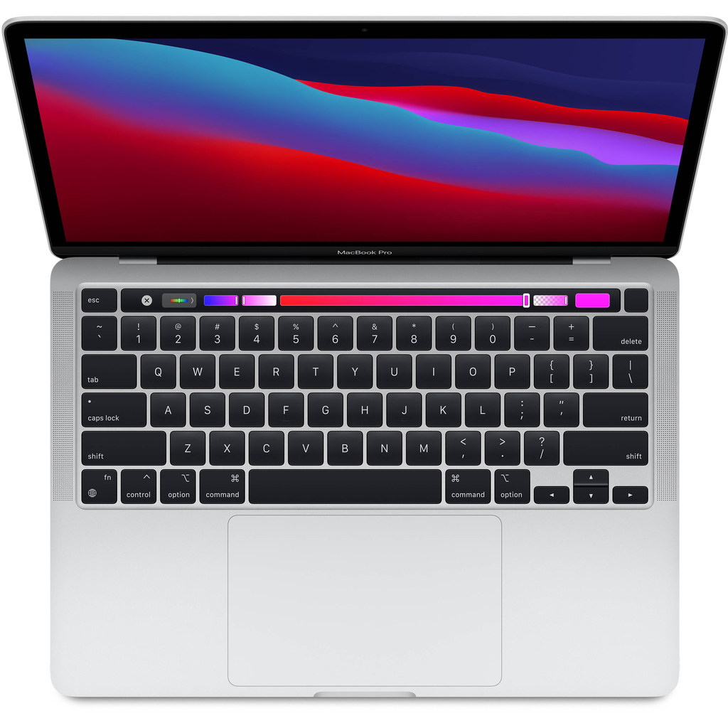 Apple MacBook Pro - M1 - macOS Big Sur 11.0 - 8 GB RAM - 256 GB SSD - 13.3" IPS 2560 x 1600 (WQXGA) - M1 8-core GPU - Bluetooth, Wi-Fi - plata - kbd: EE. UU.