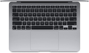 Apple MacBook Air with Retina display - M1 - macOS Big Sur 11.0 - 8 GB RAM - 256 GB SSD - 13.3" IPS 2560 x 1600 (WQXGA) - M1 7-core GPU - Bluetooth, Wi-Fi - gris espacio - kbd: EE. UU.