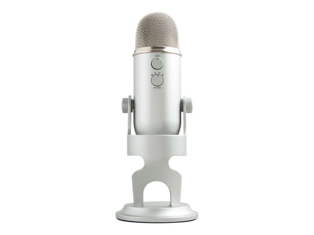 Blue Microphones Yeti - Micrófono - USB - plata