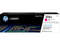 HP 206X - Alto rendimiento - magenta - original - LaserJet - cartucho de tóner (W2113X) - para Color LaserJet Pro M255dw, M255nw, MFP M282nw, MFP M283cdw, MFP M283fdn, MFP M283fdw