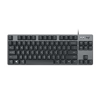 Logitech - Keyboard - Wired - USB - Ergonomic Design - Blue Switch 