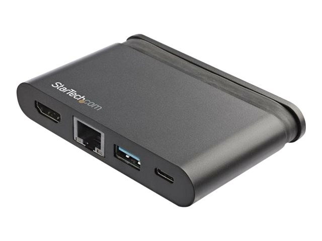 StarTech.com Adaptador Multipuertos USB-C con HDMI 1xA - 1xC - PD 3.0 de 100W - para Mac y Windows - PD 3.0 de 100W - Adaptador USB C - GbE - Estación de conexión - USB-C - GigE