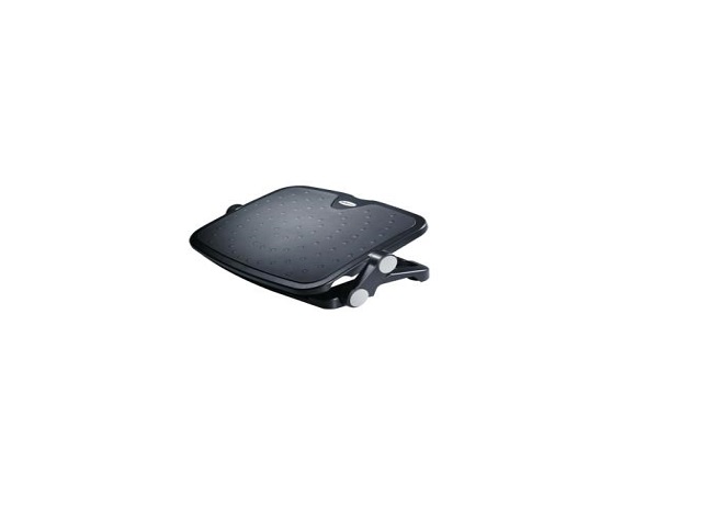 StarTech.com Descansapiés Ajustable para Debajo del Escritorio o Mesa - Descansapiés Ergonómico de Ángulo y Altura Ajustable - Reposapiés - negro - para P/N: ARMSTS, ARMSTSCP1, ARMSTSCP2, ARMSTSL, ARMSTSLG