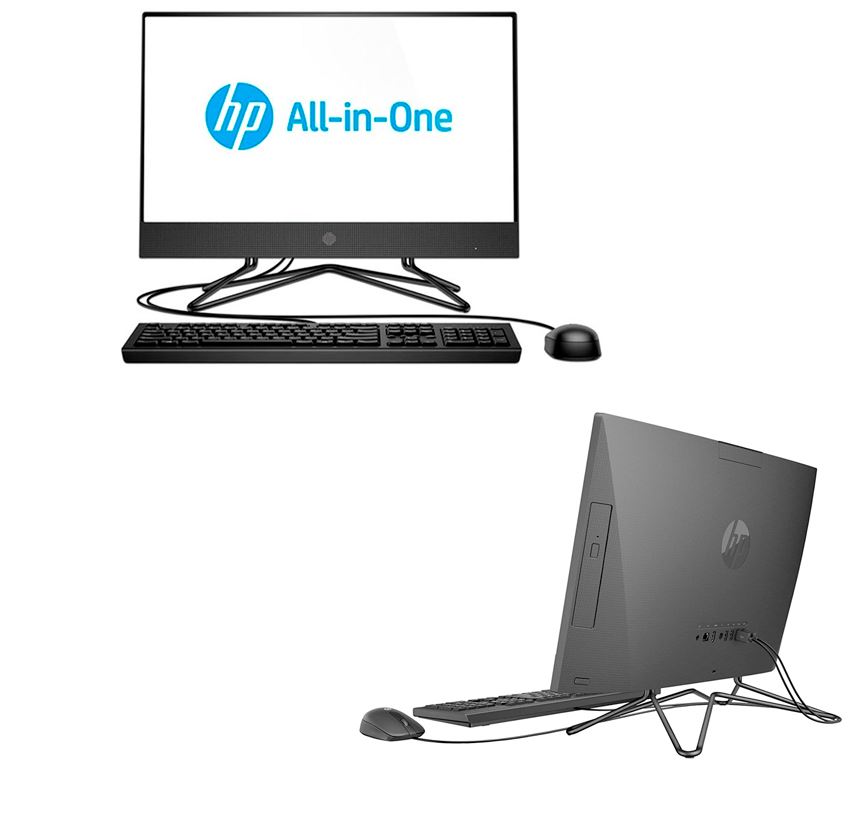 HP 240 G4 - All-in-one - Intel Core i5 I5-10210U / 1.6 GHz - 8 GB DDR4 SDRAM - 256 GB HDD - DVD±RW - 21.5" - Windows 10 - 325A7LA#ABM