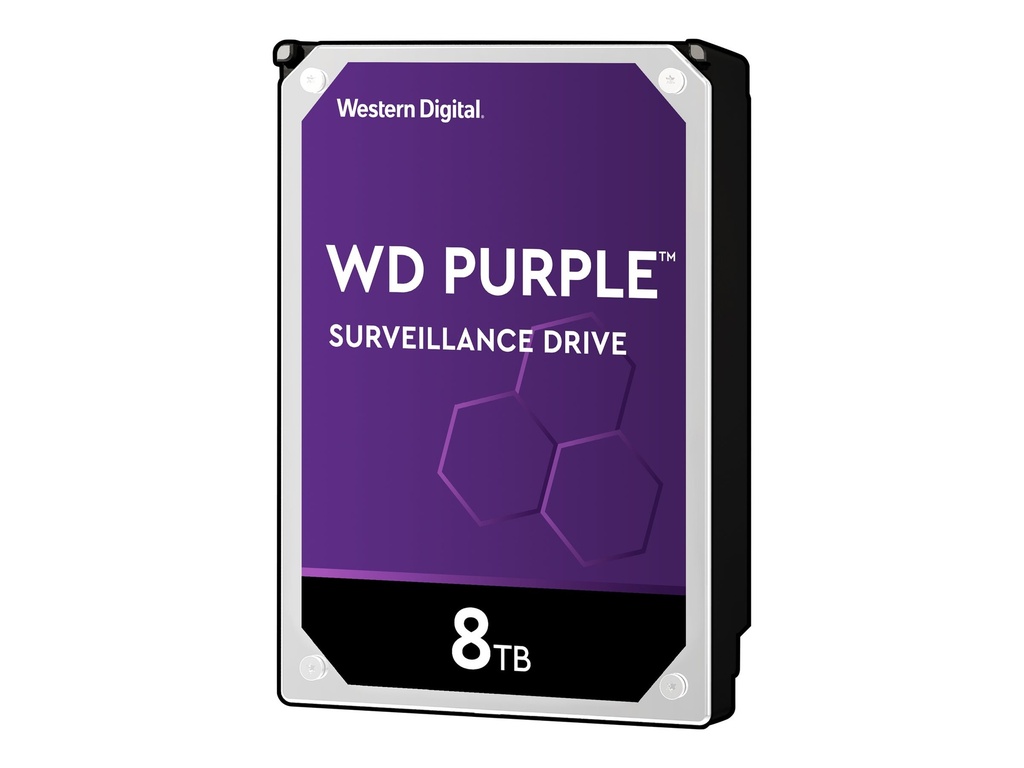 WD Purple Surveillance Hard Drive WD82PURZ - Disco duro - 8 TB - interno - 3.5" - SATA 6Gb/s - 7200 rpm - búfer: 256 MB