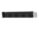 QNAP TS-873AU-RP - Servidor NAS - 8 compartimentos - montaje en bastidor - SATA 6Gb/s - RAID 0, 1, 5, 6, 10, 50, JBOD, 60 - RAM 4 GB - Gigabit Ethernet / 2.5 Gigabit Ethernet - iSCSI - 2U
