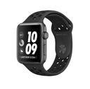 Apple Watch SE (GPS) - 44 mm - aluminio gris espacial - reloj inteligente con pulsera deportiva - fluoroelastómero - negro - tamaño de la banda: S/M/L - 32 GB - Wi-Fi, Bluetooth - 36.2 g