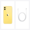 Apple iPhone 11 - Teléfono inteligente - SIM doble - 4G Gigabit Class LTE - 128 GB - 6.1" - 1792 x 828 píxeles (326 ppi) - Liquid Retina HD display (cámara frontal de 12 MP) - 2 x cámaras traseras - amarillo