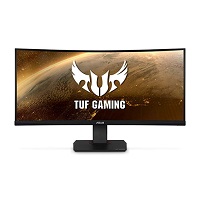 ASUS TUF Gaming VG35VQ - Monitor LED - curvado - 35" - 3440 x 1440 WQHD @ 100 Hz - VA - 300 cd/m² - 2500:1 - 1 ms - 2xHDMI, DisplayPort