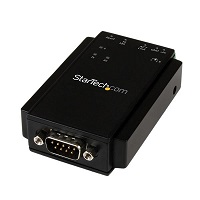StarTech.com Servidor IP Ethernet de Dispositivos Serie con 1 Puerto RS-232 - Adaptador Serial DB9 de Montaje en Riel DIN - Servidor de dispositivo - 10Mb LAN, RS-232 - ca 100/230 V - para P/N: IES101002SFP
