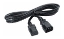 Dell - Power cable - IEC 60320 C14 to IEC 60320 C13 - 2 m - for PowerEdge R430, R530, R820, T320, T430, VRTX M520, VRTX M620; Storage SCv2000, SCv2020 - 450-ACHI