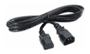 Dell - Power cable - IEC 60320 C14 to IEC 60320 C13 - 2 m - for PowerEdge R430, R530, R820, T320, T430, VRTX M520, VRTX M620; Storage SCv2000, SCv2020