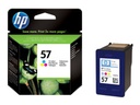 HP 57 - 17 ml - amarillo, cián, magenta - original - cartucho de tinta - para Deskjet 56XX, F4135, F4140, F4180; Officejet 42XX; Photosmart 7150, 7350, 7960; psc 13XX