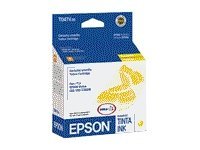 Epson T0474 - Amarillo - original - cartucho de tinta - para Stylus C63, C63 Photo Edition, C65, C83, CX3500, CX6300, CX6500