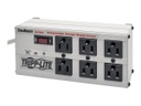 Tripp Lite Isobar Surge Protector Metal 6 Outlet 6' Cord 3330 Joules - Protector contra sobretensiones - CA 120 V - conectores de salida: 6 - Canadá, Estados Unidos - blanco