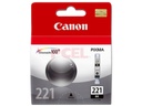 Canon CLI-221 - Negro - original - depósito de tinta - para PIXMA iP3600, iP4600, iP4700, MP560, MP620, MP640, MP640R, MP980, MX860, MX870