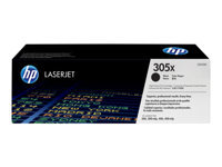 HP 305X - Alto rendimiento - negro - original - LaserJet - cartucho de tóner (CE410X) - para LaserJet Pro 300 color M351a, 300 color MFP M375nw, 400 color M451, 400 color MFP M475