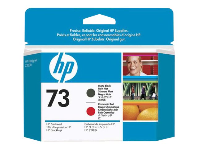 HP 73 - Negro mate, rojo cromático - cabezal de impresión - para DesignJet Z3200, Z3200ps