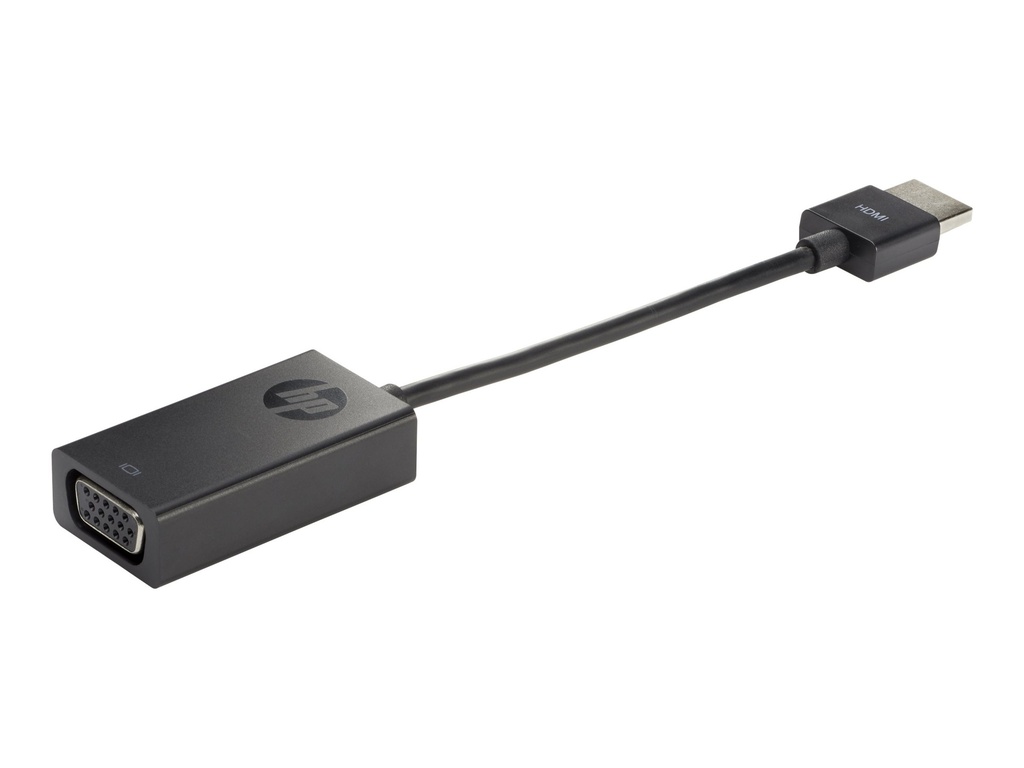 HP HDMI to VGA Display Adapter - Adaptador de vídeo - HD-15 (VGA) (H) a HDMI (M) - para Chromebook x360; EliteBook 83X G8, 840, 84X G8, 85X G8; ProBook 44X G8; ProBook x360
