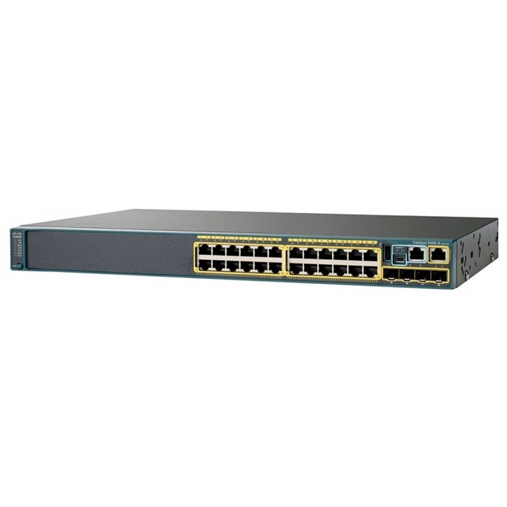 Cisco Catalyst 2960X-24TS-L - Conmutador - Gestionado - 24 x 10/100/1000 + 4 x Gigabit SFP - sobremesa, montaje en rack