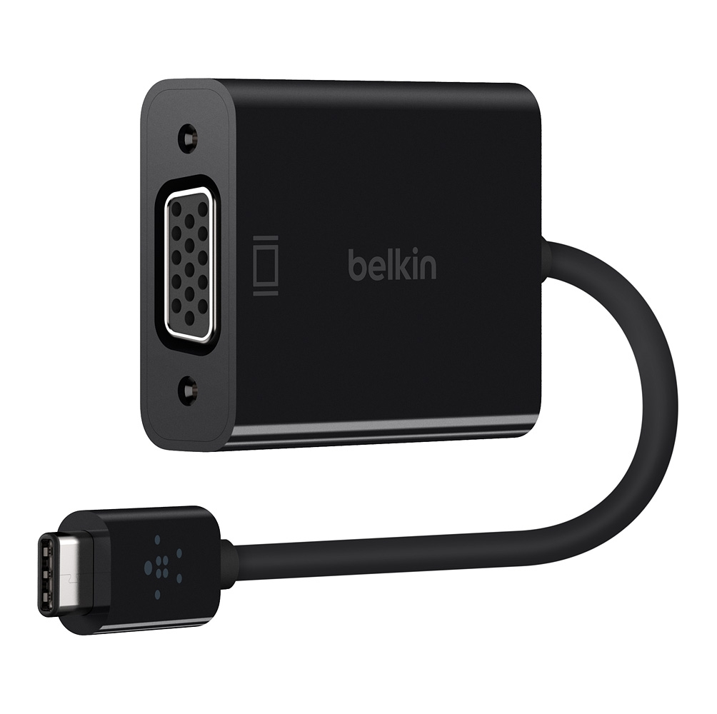 Belkin - Conversor de interfaz de vídeo - USB-C (M) a HD-15 (VGA) (H) - 15 cm