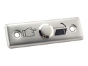 ZKTeco - EX-801A - Boton para abrir puertas - Probado 500 000 golpes - Acero inoxidable/sluminio - Instalación sencilla - Medidas: 800A: 91L ? 28W ? 20T ?mm?