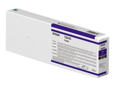 Epson T804D - 700 ml - violeta - original - cartucho de tinta - para SureColor SC-P7000, SC-P7000V, SC-P9000, SC-P9000V