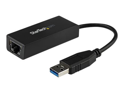 StarTech.com Adaptador Tarjeta de Red Externa NIC USB 3.0 a 1Gbps Gigabit Ethernet 1 Puerto - 1x RJ45 Hembra - 1x USBA - Adaptador de red - USB 3.0 - Gigabit Ethernet - negro