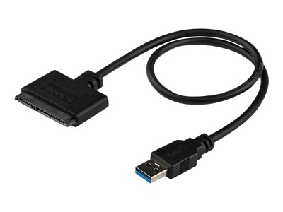 StarTech.com Cable Adaptador USB 3.0 con UASP a SATA III para Disco Duro de 2,5" - Cable Conversor para HDD SSD - Controlador de almacenamiento - 2.5" - SATA 6Gb/s - 600 MBps - USB 3.0