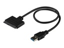 StarTech.com Cable Adaptador USB 3.0 con UASP a SATA III para Disco Duro de 2,5" - Cable Conversor para HDD SSD - Controlador de almacenamiento - 2.5" - SATA 6Gb/s - 600 MBps - USB 3.0
