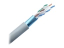 Furukawa GigaLan - Cable al por mayor - 305 m - par trenzado sin blindar apantallado (F/UTP) - CAT 6a - ANSI X3T9.5/IEEE 802.3/IEEE 802.3an/IEEE 802.3at/IEEE 802.3u/IEEE 802.3z/IEEE 802.5/IEEE 802.12 - elevador, sólido - gris