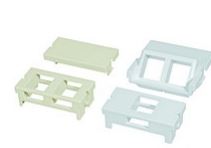 Furukawa - Inserto modular  - 2 puertos - Compatible con conectores RJ45 CAT.5e, CAT.6 y CAT.6A - Compatible con los  modulares, padrón Furukawa 4"x2" o 4"x4"