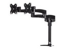 StarTech.com Brazo Articulado para Dos Monitores - Soporte con Mástil Ajustable de Fijación en Mesa para 2 Pantallas LCD de 24 Pulgadas - Kit de montaje - para 2 pantallas LCD (brazo ajustable) - plástico, acero - negro - tamaño de pantalla: 12"-24" - montable en escritorio - para P/N: ACCSMNT, ARMSTSLG, DK30A2DH, DK30C2DAGPD, DK30C2HAGPD, TB3DK2DPM2, TB3DK2DPPD
