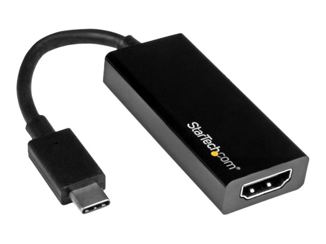 StarTech.com Adaptador Gráfico USB-C a HDMI - Conversor de Vídeo USB 3.1 Type-C a HDMI - Adaptador de vídeo externo - USB-C - HDMI - negro - para P/N: BNDTB10GI, BNDTB210GSFP, BNDTB410GSFP, BNDTB4M2E1, BNDTBUSB3142, TB3DK2DPM2
