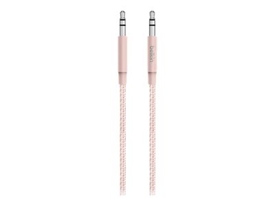 Belkin MIXIT Aux Cable - Cable de audio - micrófono estéreo 3,5 mm (M) a micrófono estéreo 3,5 mm (M) - 1.22 m - oro