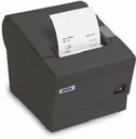 Epson TM T88V - Impresora de recibos - línea térmica - rollo 8 cm - hasta 300 mm/segundo - USB, LAN, serial - gris oscuro