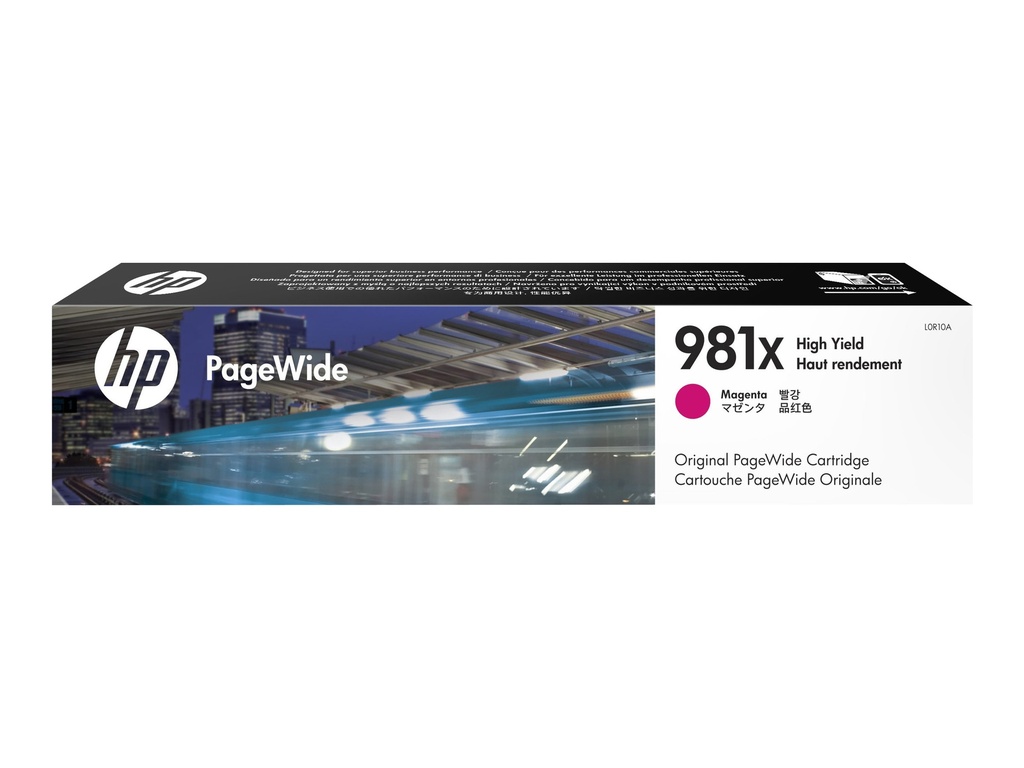HP 981X - 116 ml - Alto rendimiento - magenta - original - PageWide - cartucho de tinta - para PageWide Enterprise Color MFP 586; PageWide Managed Color E55650