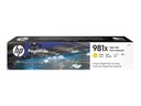 HP 981X - 116 ml - Alto rendimiento - amarillo - original - PageWide - cartucho de tinta - para PageWide Enterprise Color MFP 586; PageWide Managed Color E55650