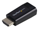 StarTech.com Adaptador Conversor  de Vídeo HDMI a VGA - Convertidor Portátil ideal para Chromebooks, Ultrabooks y Portátiles - 1920x1200 - Adaptador de vídeo - HDMI (M) a HD-15 (VGA) (H) - 4.5 cm - negro - activo - para P/N: DKT30CSDHPD3, SV211HDUC